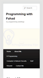Mobile Screenshot of fahadusman.com